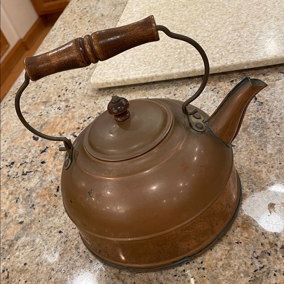 Revere Ware Vintage Copper Teakettle Rome NY USA - 81 Teapot Decorative Patina - Picture 16 of 16